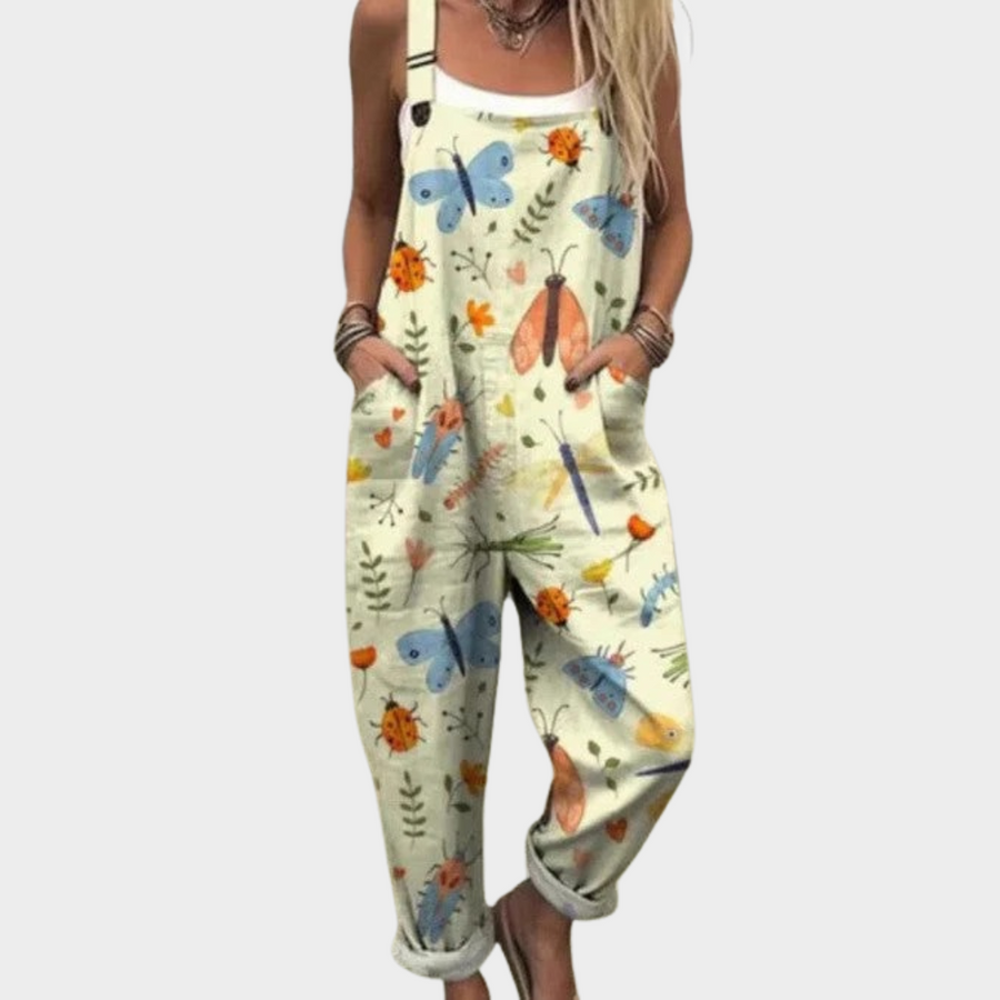 Comfortabele Gedrukte Overalls