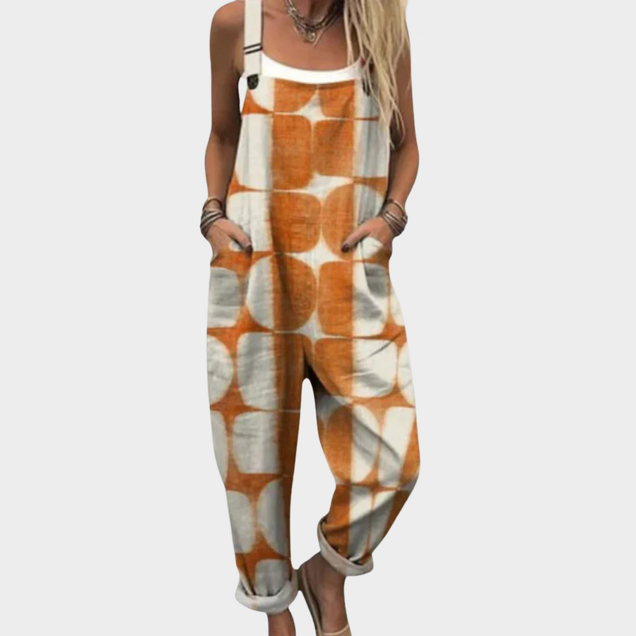 Comfortabele Geprinte Overalls