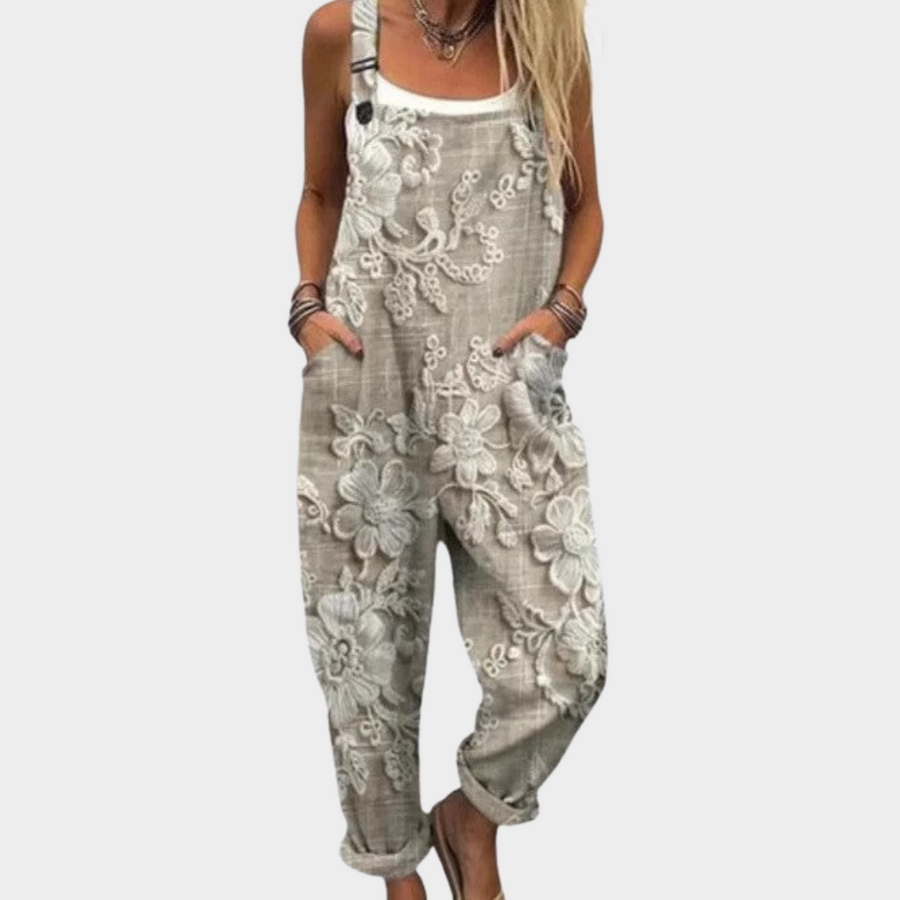 Glynora™ | Comfortabele bedrukte jumpsuit