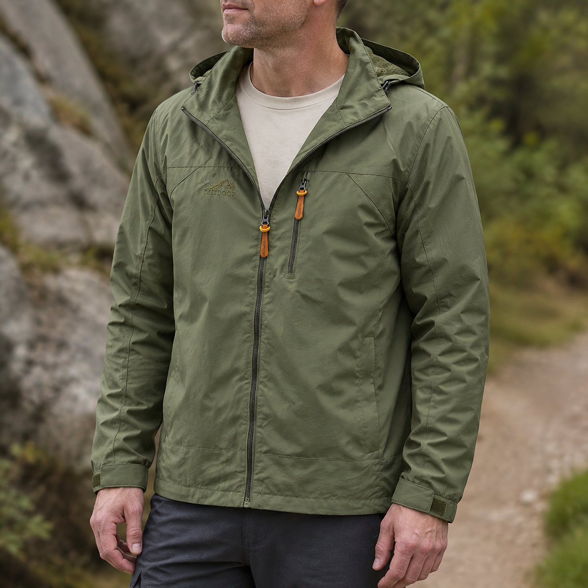 Nick | Outdoor jas met capuchon