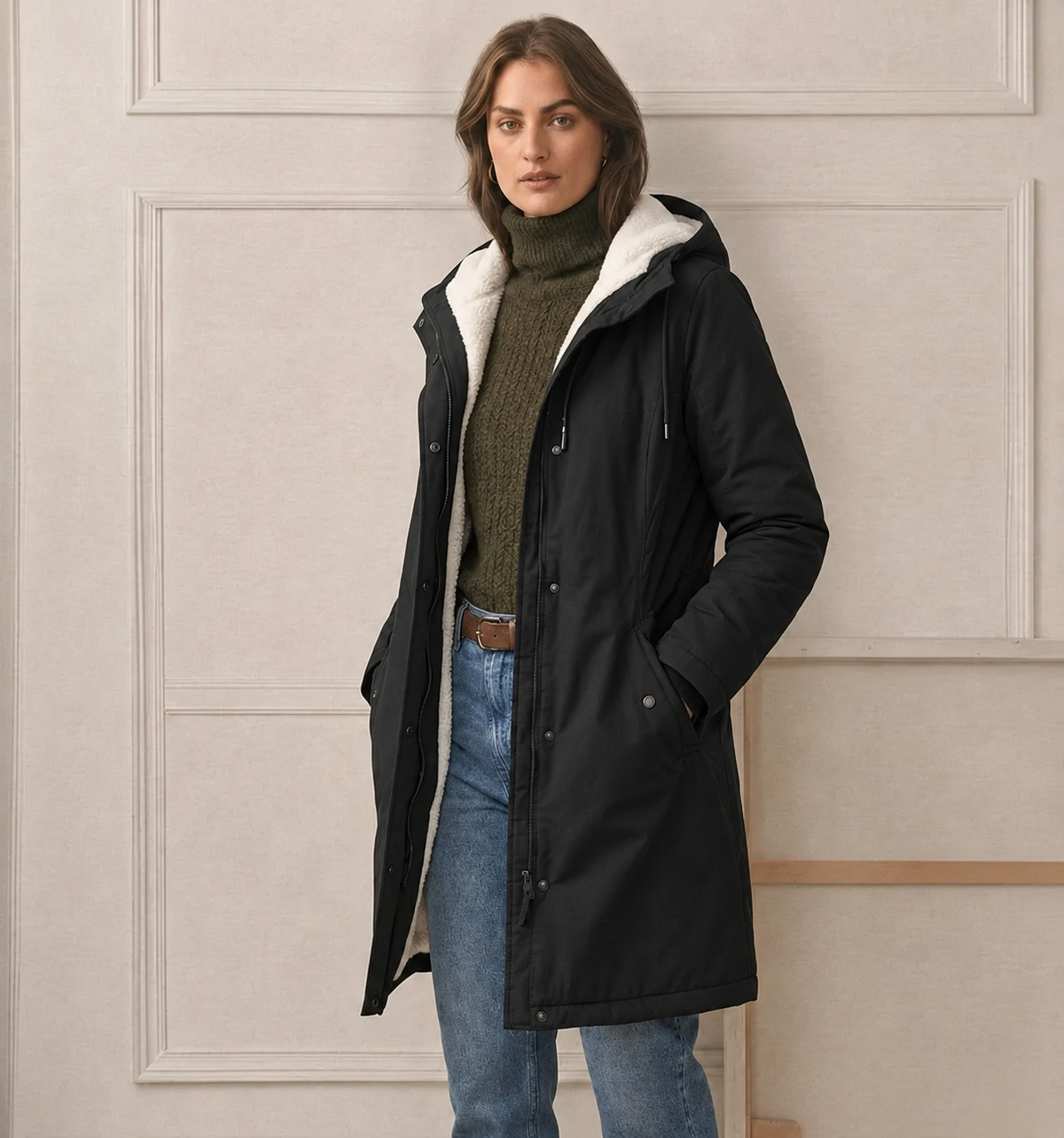 Anne-Wil | Waterdichte Parka met voering