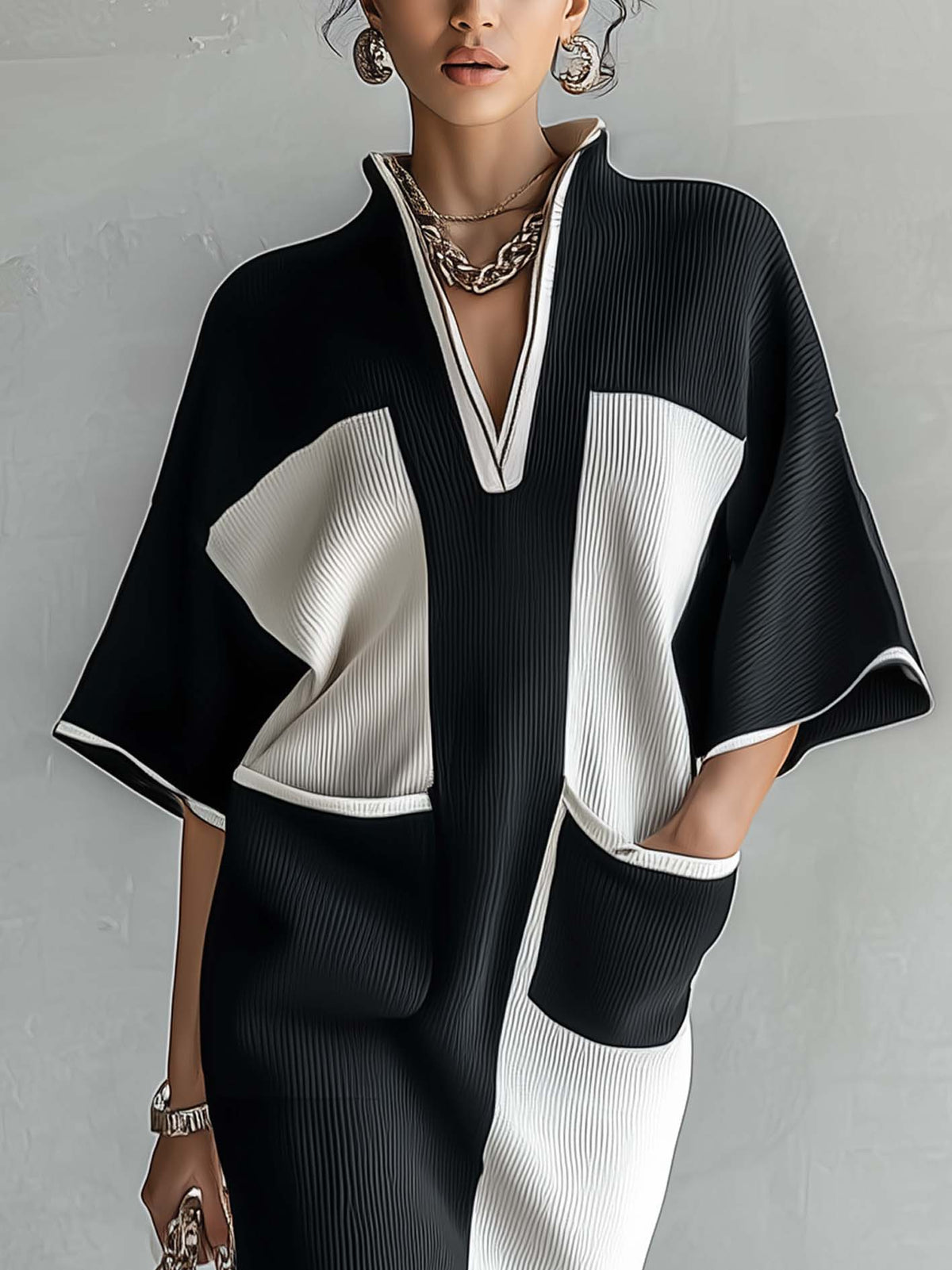 Romaissae | Elegante Jurken met contrast