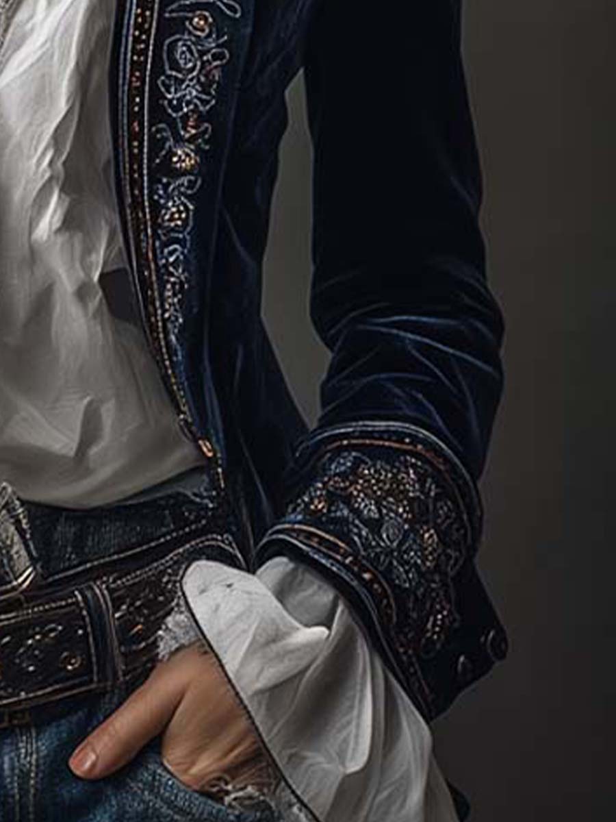 Françoise | Luxe Blazer met broderingen