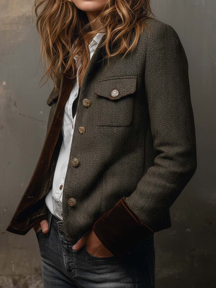 Darya | Blazer met contrast details
