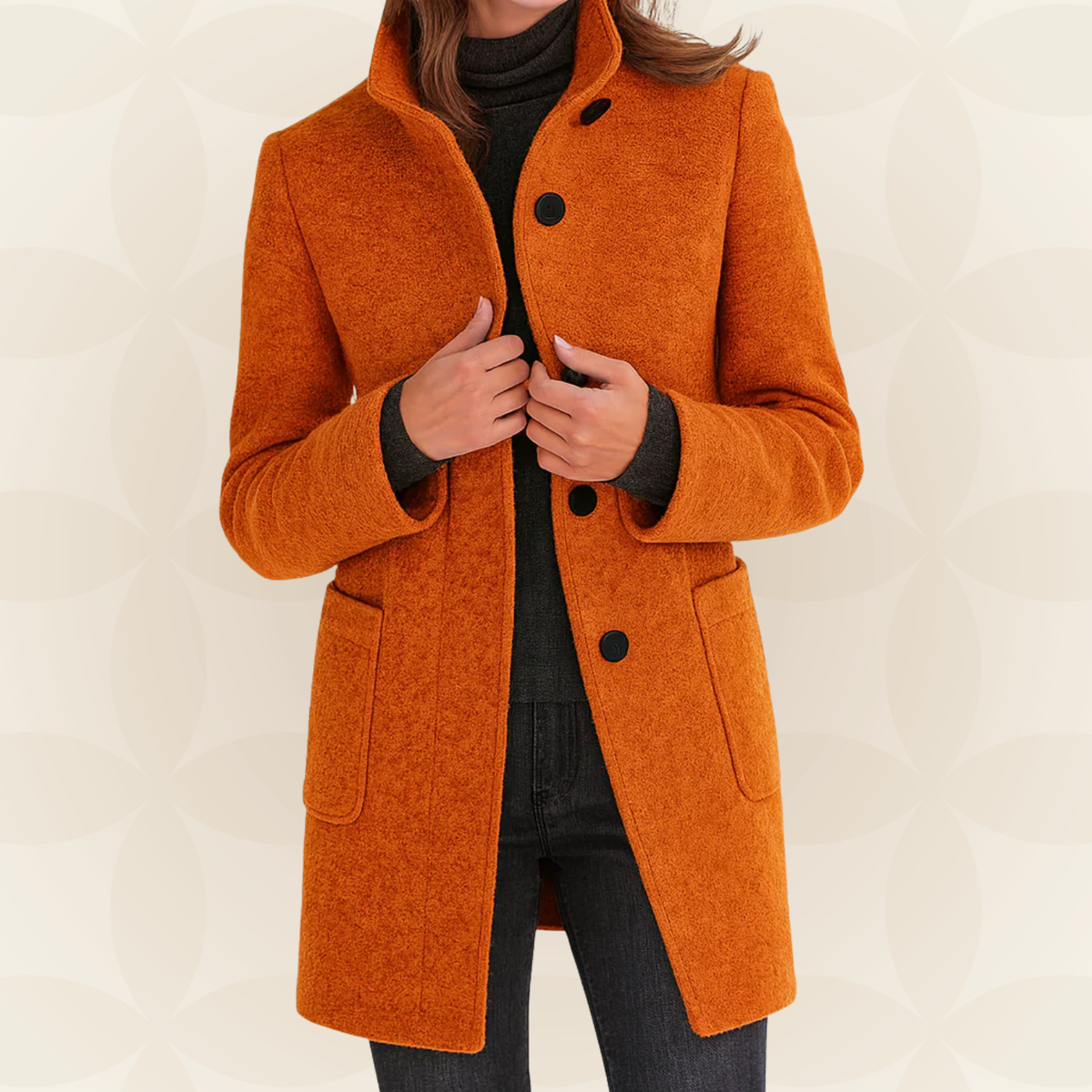 Dorothée | Elegante damesjas met kraag