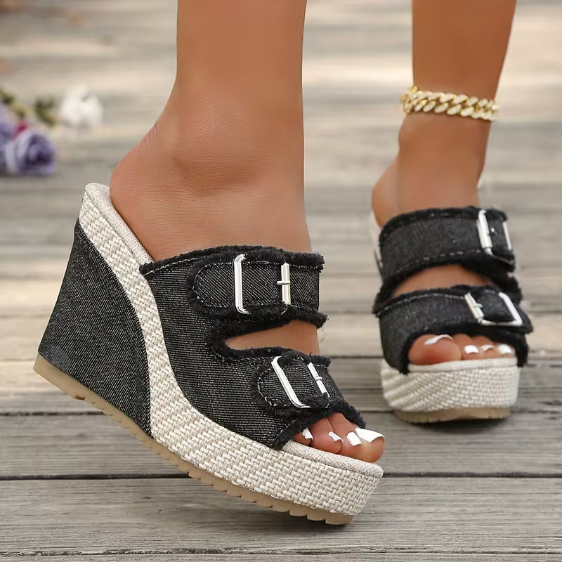Ada | Wedge Sandalen