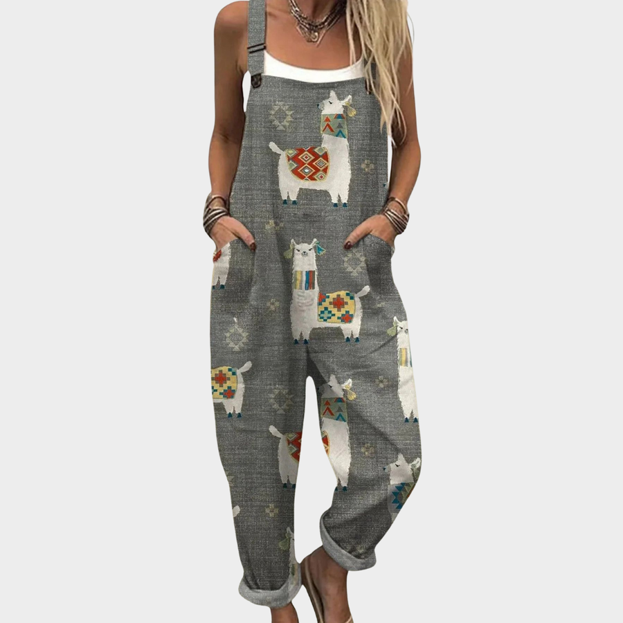 Delvessa™ | Comfortabele geprinte Jumpsuit
