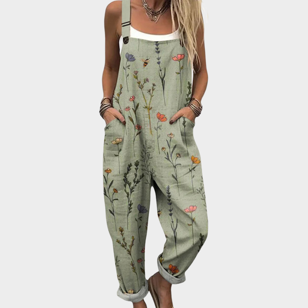 Comfortabele Gedrukte Overalls