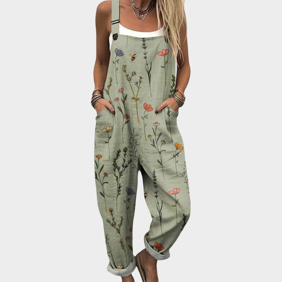 Comfortabele Gedrukte Overalls