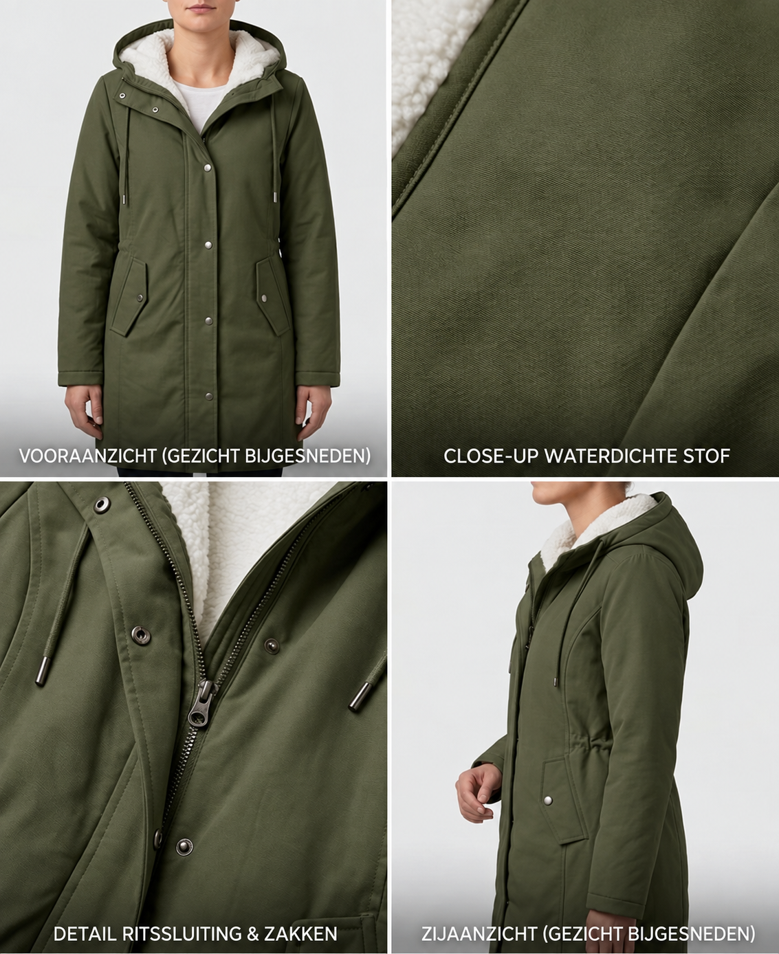Anne-Wil | Waterdichte Parka met voering
