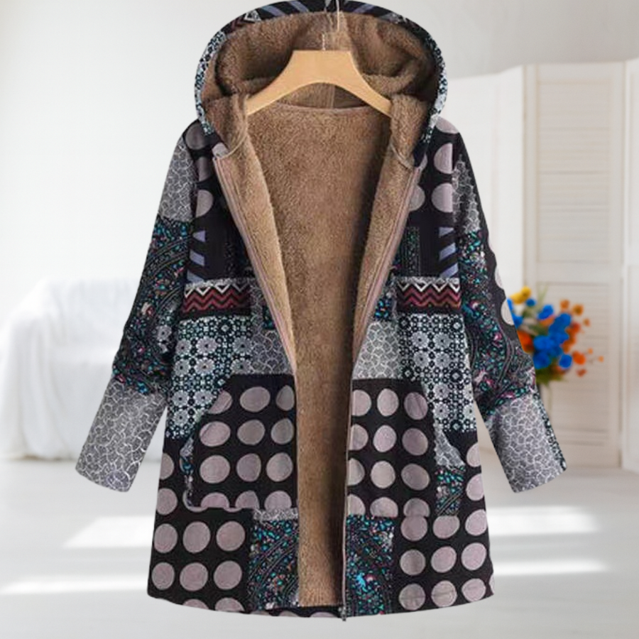 Elodie | Patchwork jassen met kap