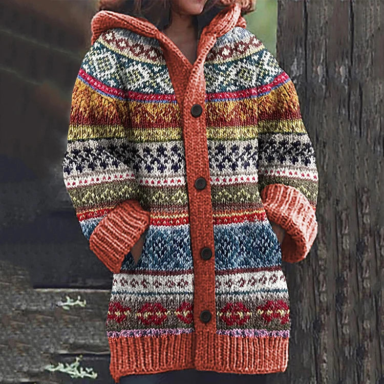 Cathalijne | Gezellige jacquard cardigan