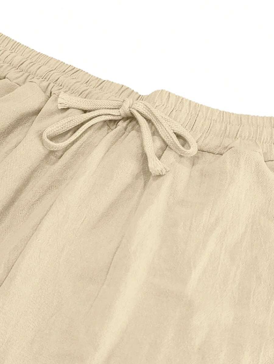 Fos | Lichte linnen broek
