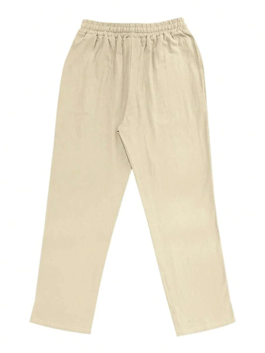 Fos | Lichte linnen broek