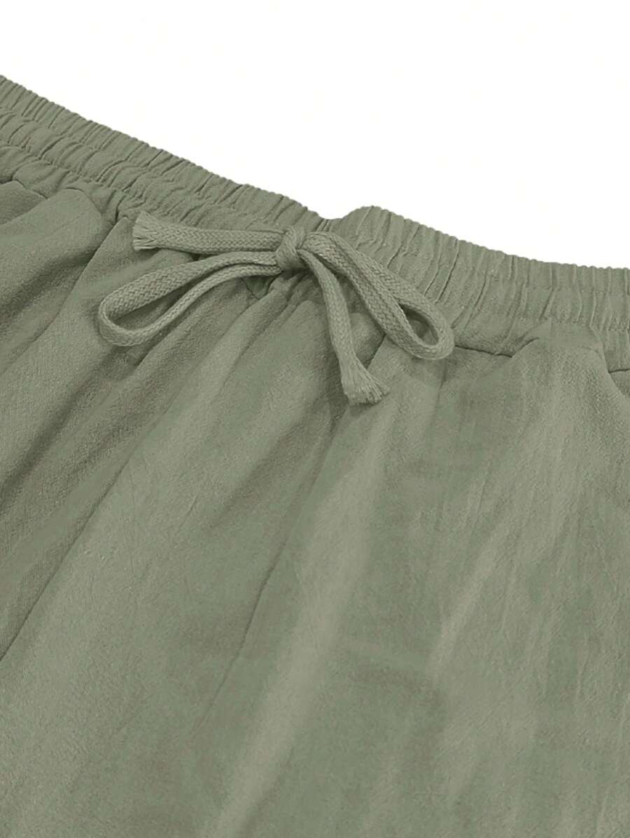 Fos | Lichte linnen broek