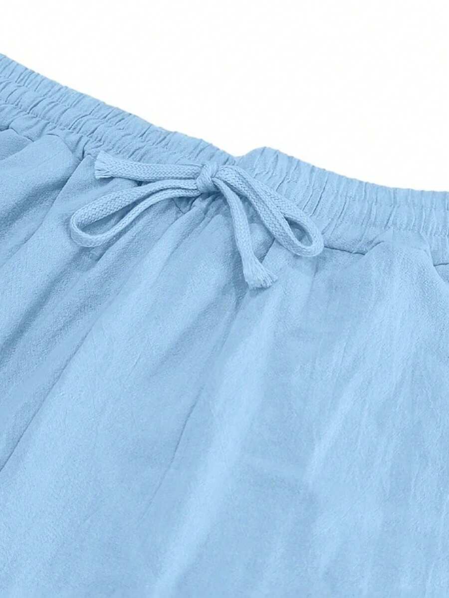 Fos | Lichte linnen broek