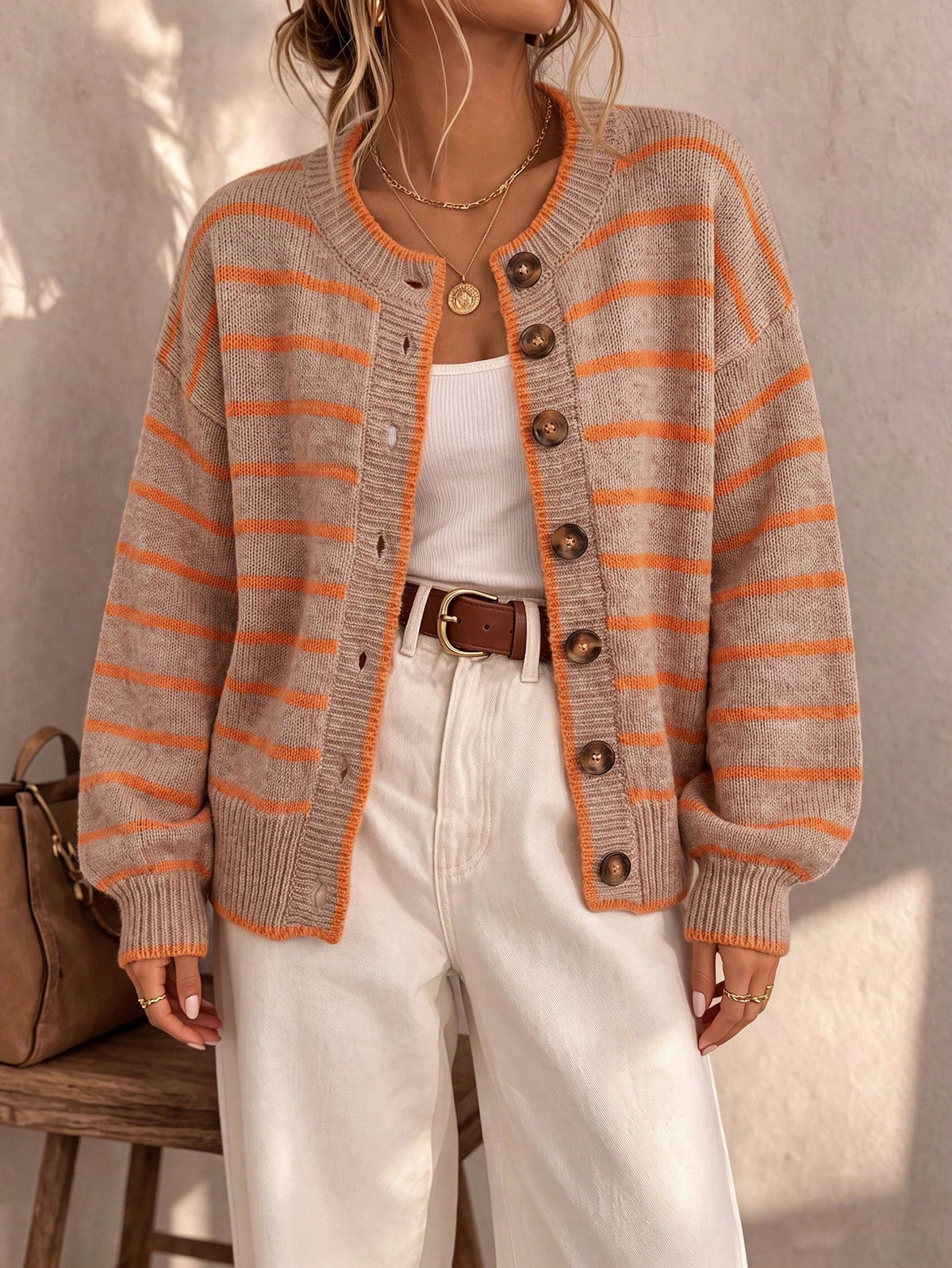 Sjuul | Gestreepte Truien Cardigan