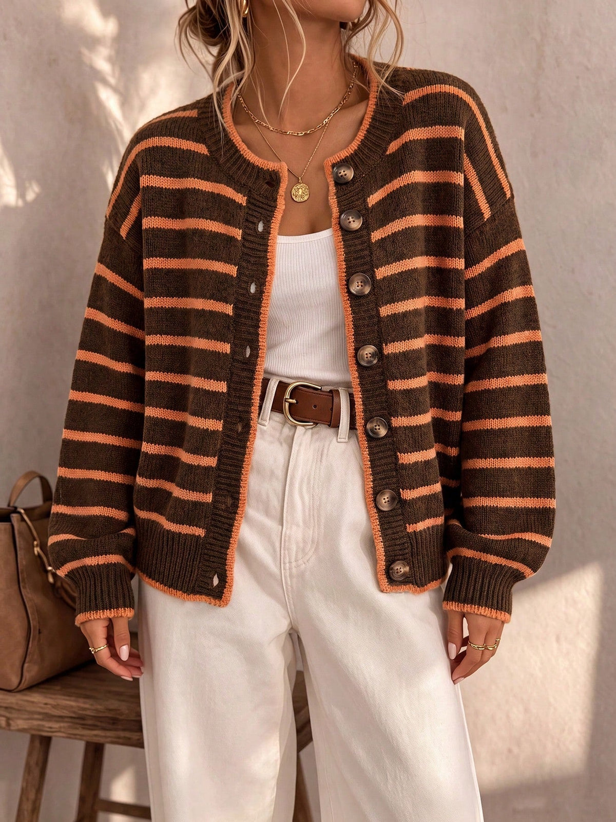 Sjuul | Gestreepte Truien Cardigan