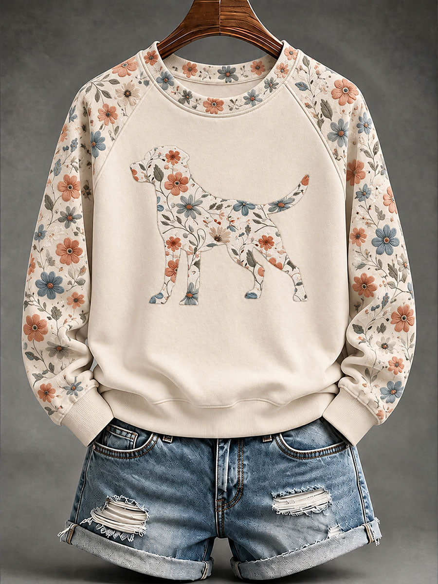 Malon | Sweatshirt met bloemenprint