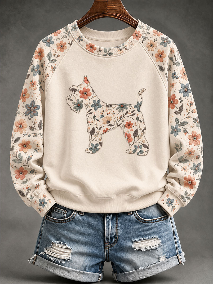 Malon | Sweatshirt met bloemenprint