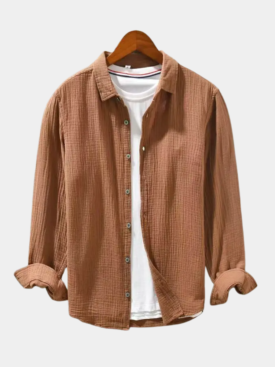 Tom | Casual ribstructuur overhemden