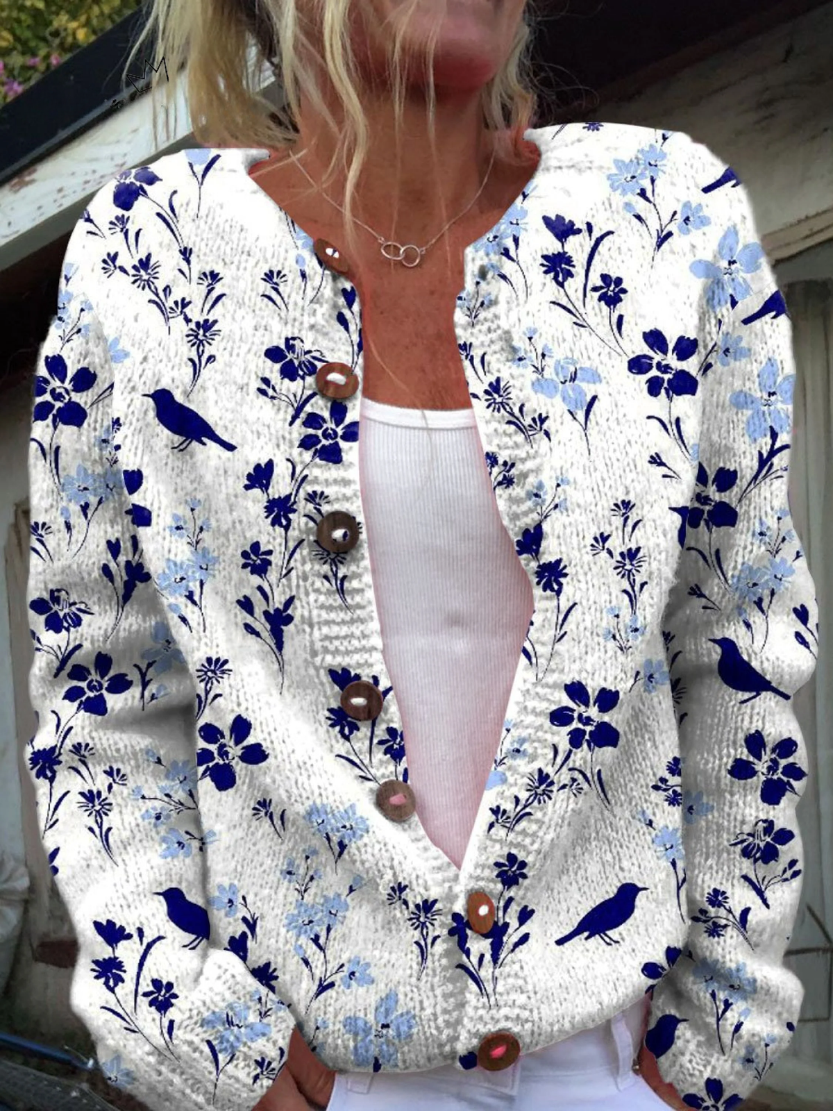 Selina | Bloemenprint Cardigan