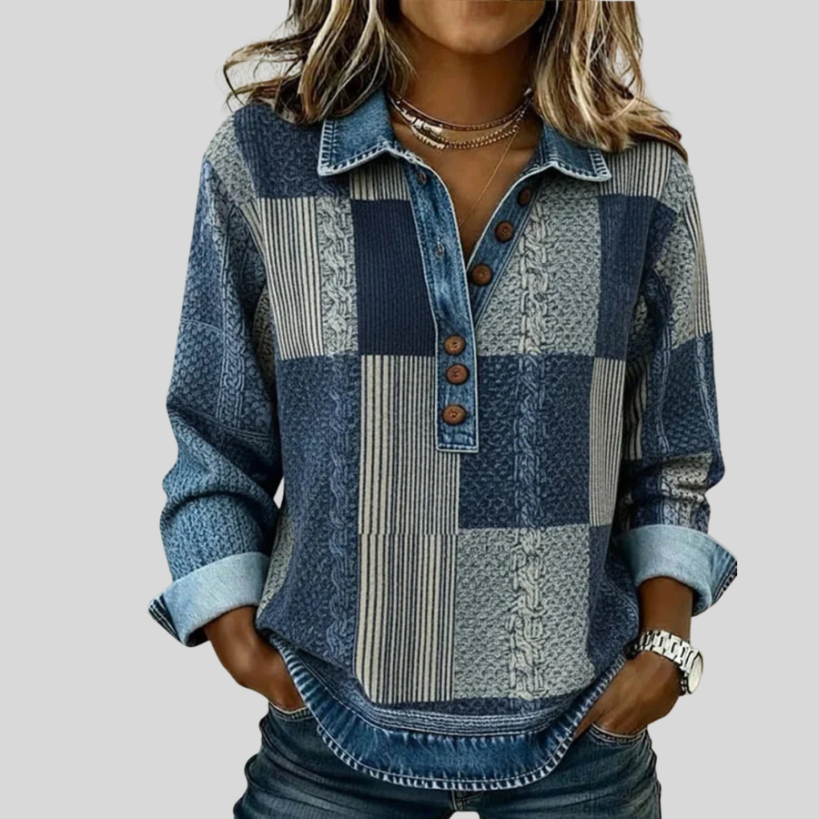 Franciska | Patchwork Sweatshirts