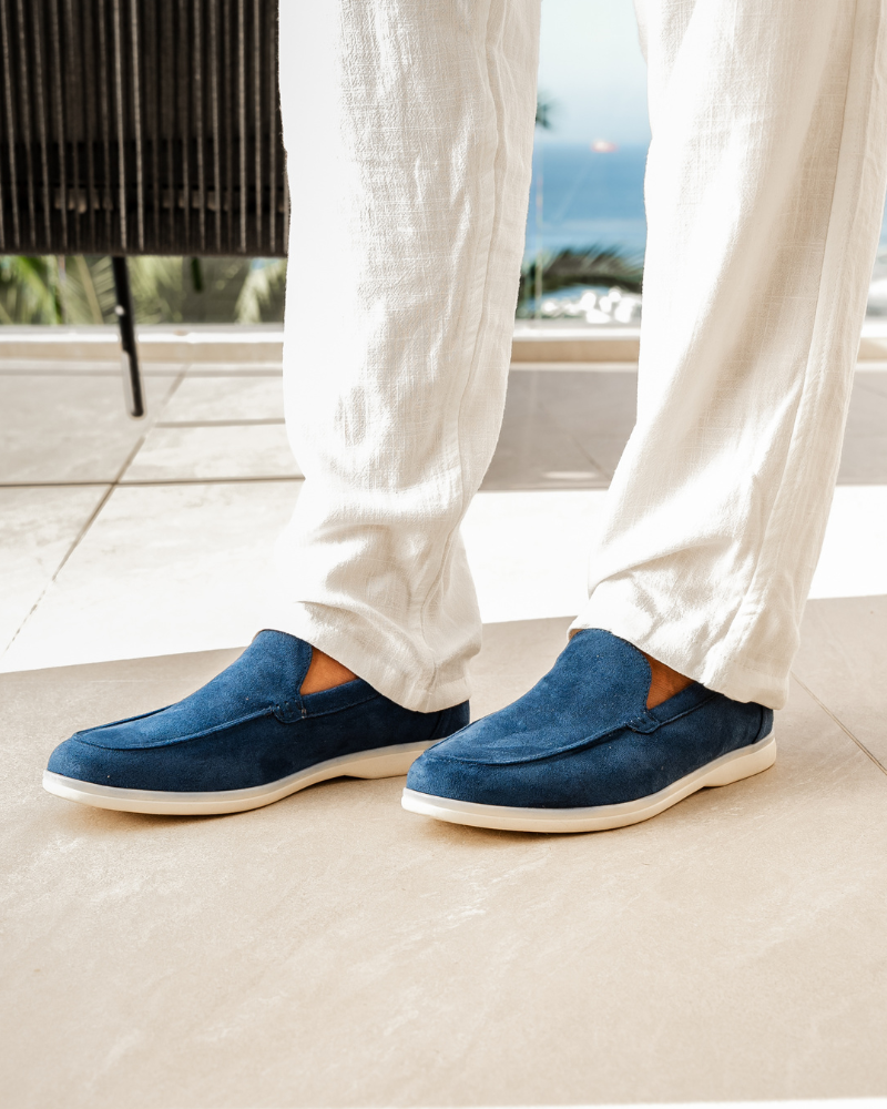 Tjalling | Suède Loafers Schoenen