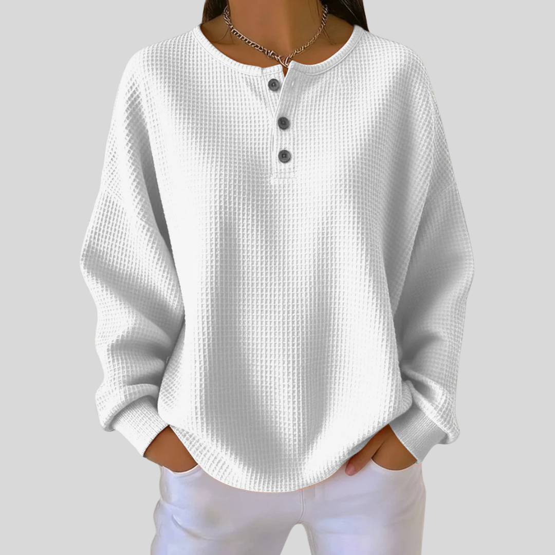 Ngoc | Casual Henley Sweatshirts