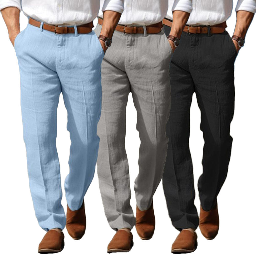 Julian | Luchtige linnen broek