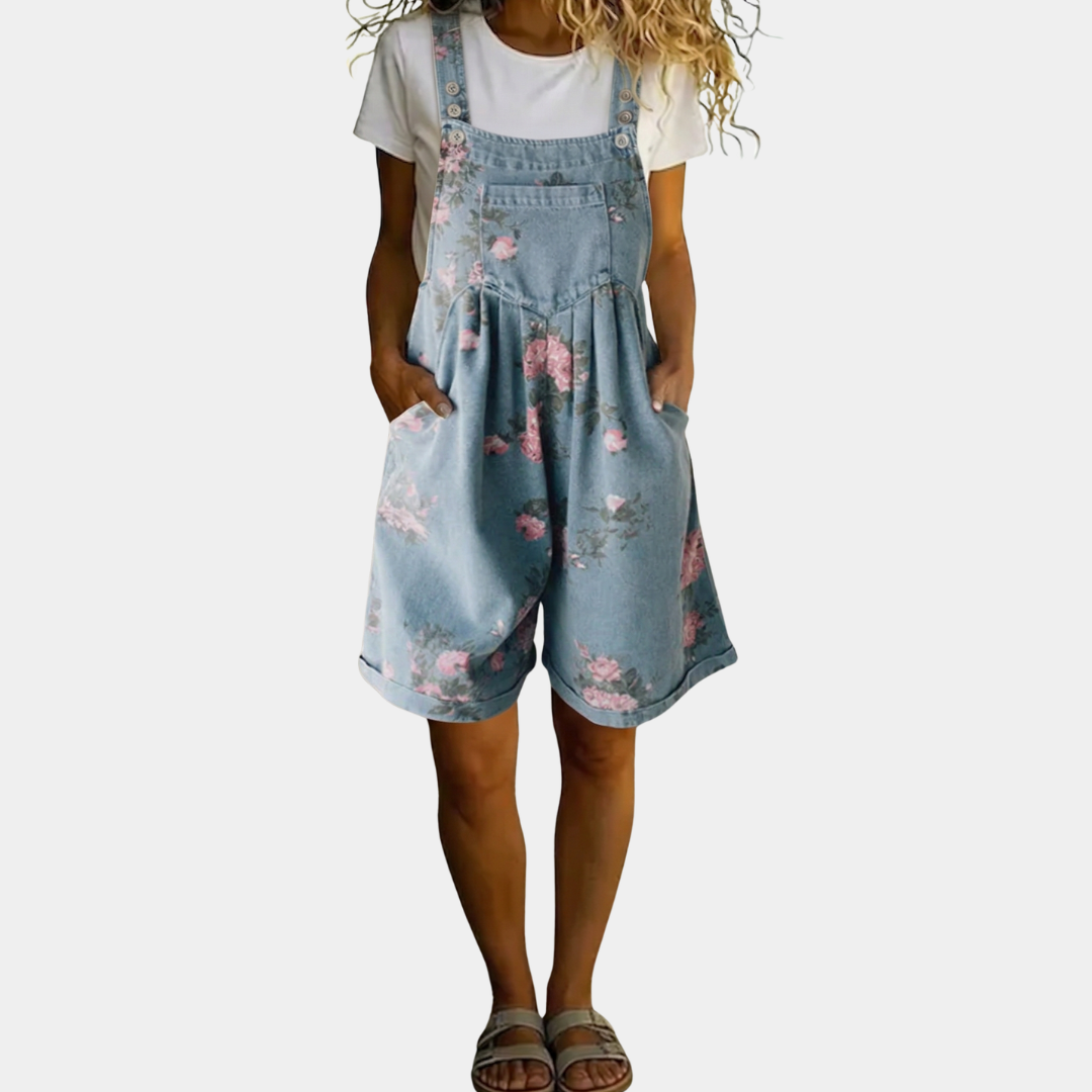 Judy | Lavato Vintage met Bloemen Salopette