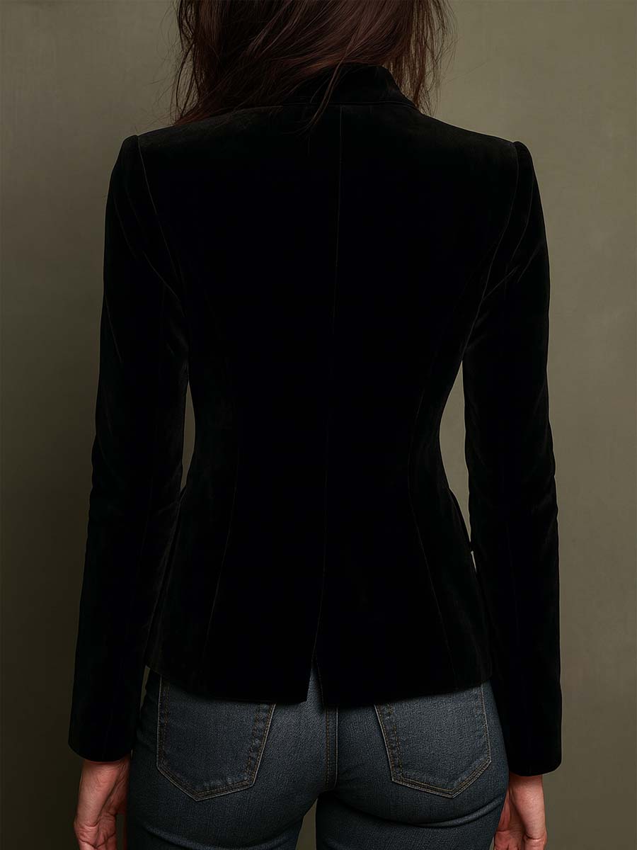 Ginger | Luxe Blazer met Bloemenborduursels