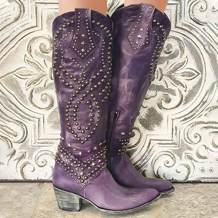Lydie | Studs laarzen Western