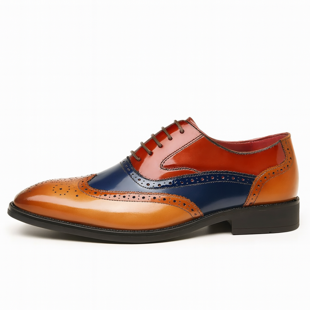 Rene | Klassieke leren wingtip brogues