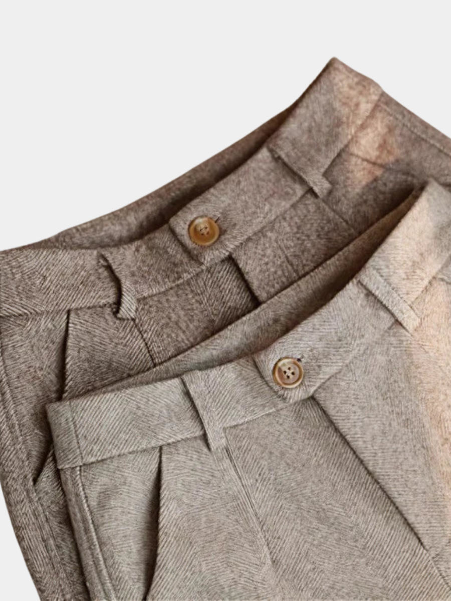 Dolf | Elegante plissé broek