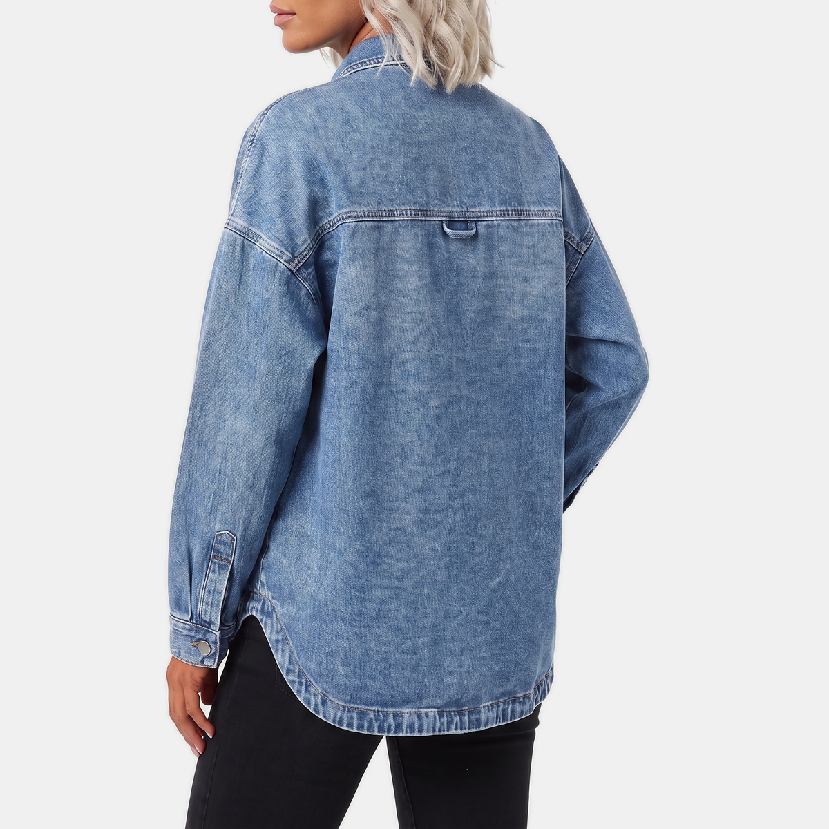 Chelsea | Oversized blauw jasje