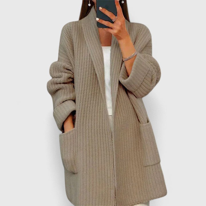 Khadra | Oversized ribgebreide Jassen