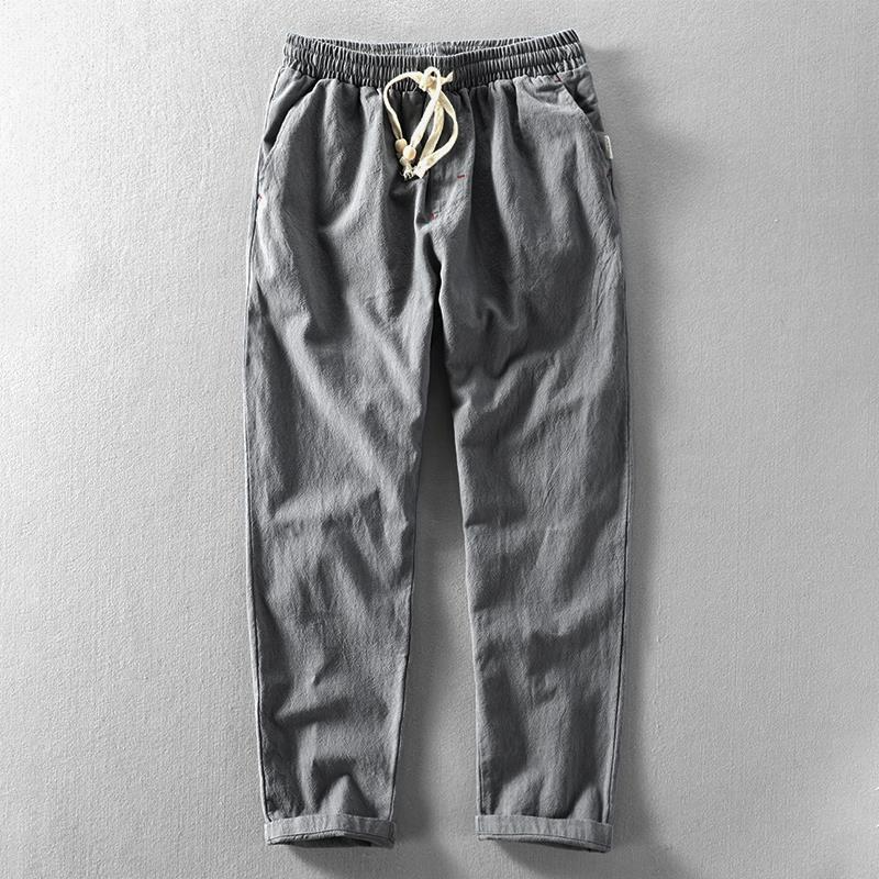 Abel | Relaxte linnen broek