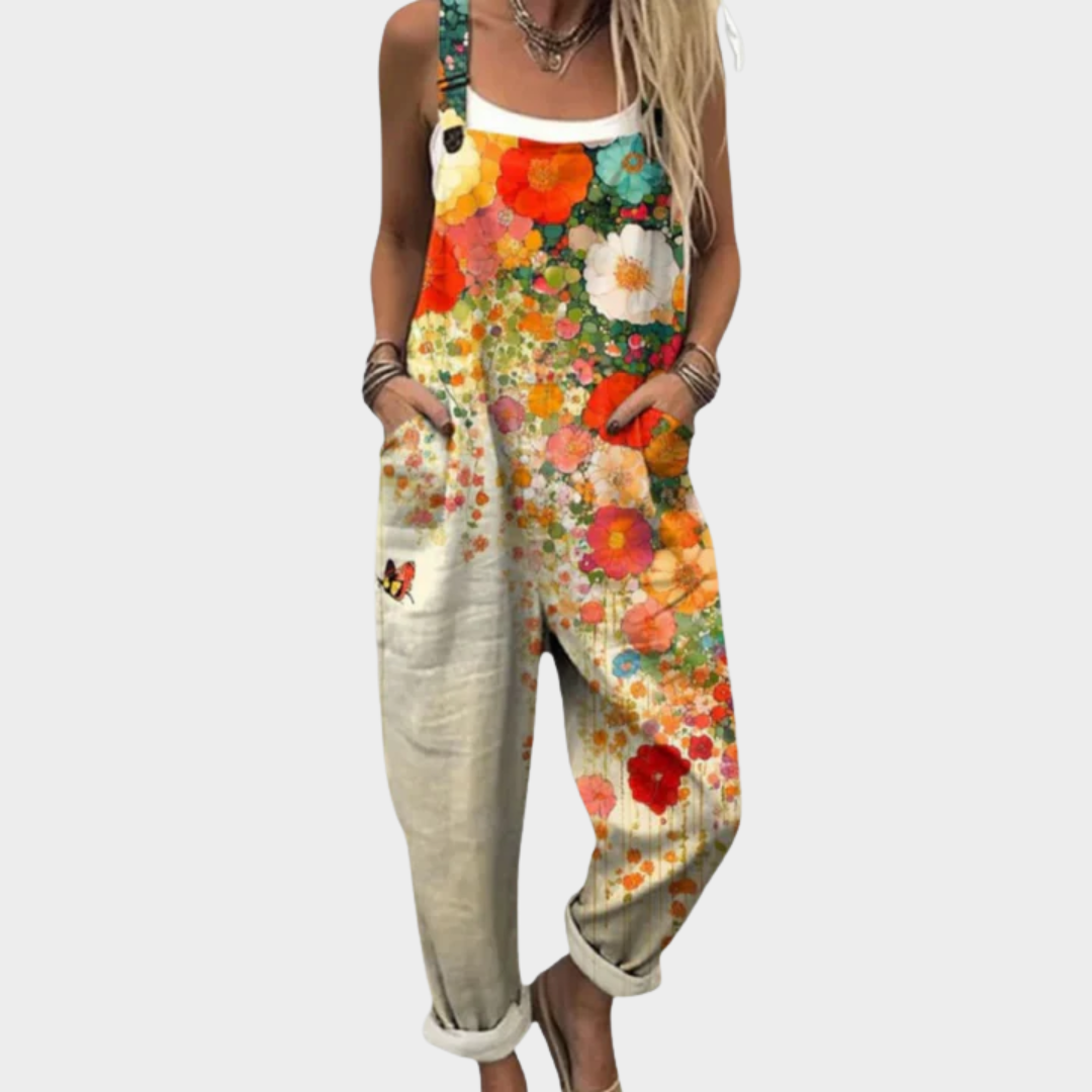 Comfortabele Geprinte Overalls