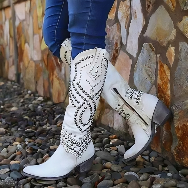 Lydie | Studs laarzen Western