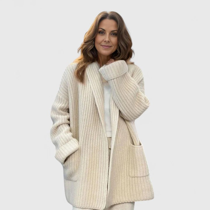 Khadra | Oversized ribgebreide Jassen