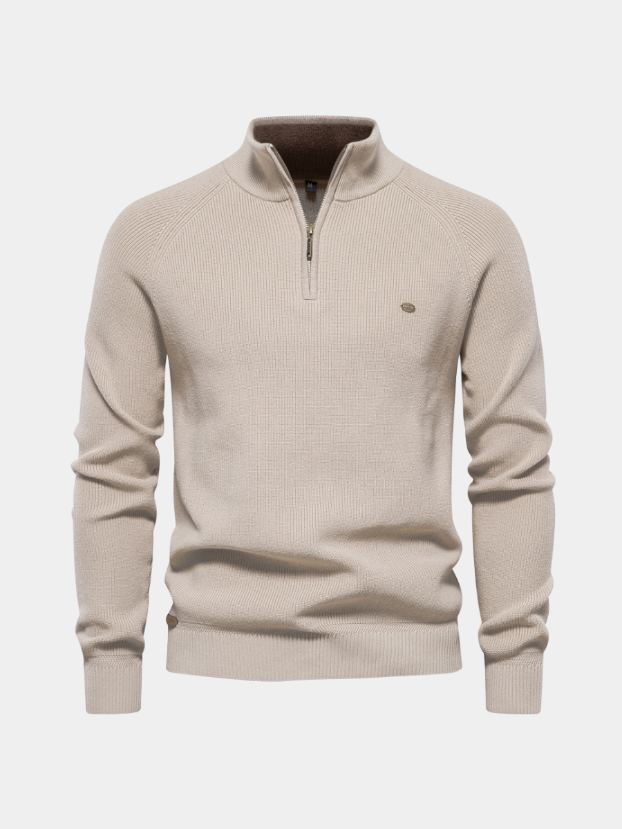 Pascal | Luxe half-zip trui