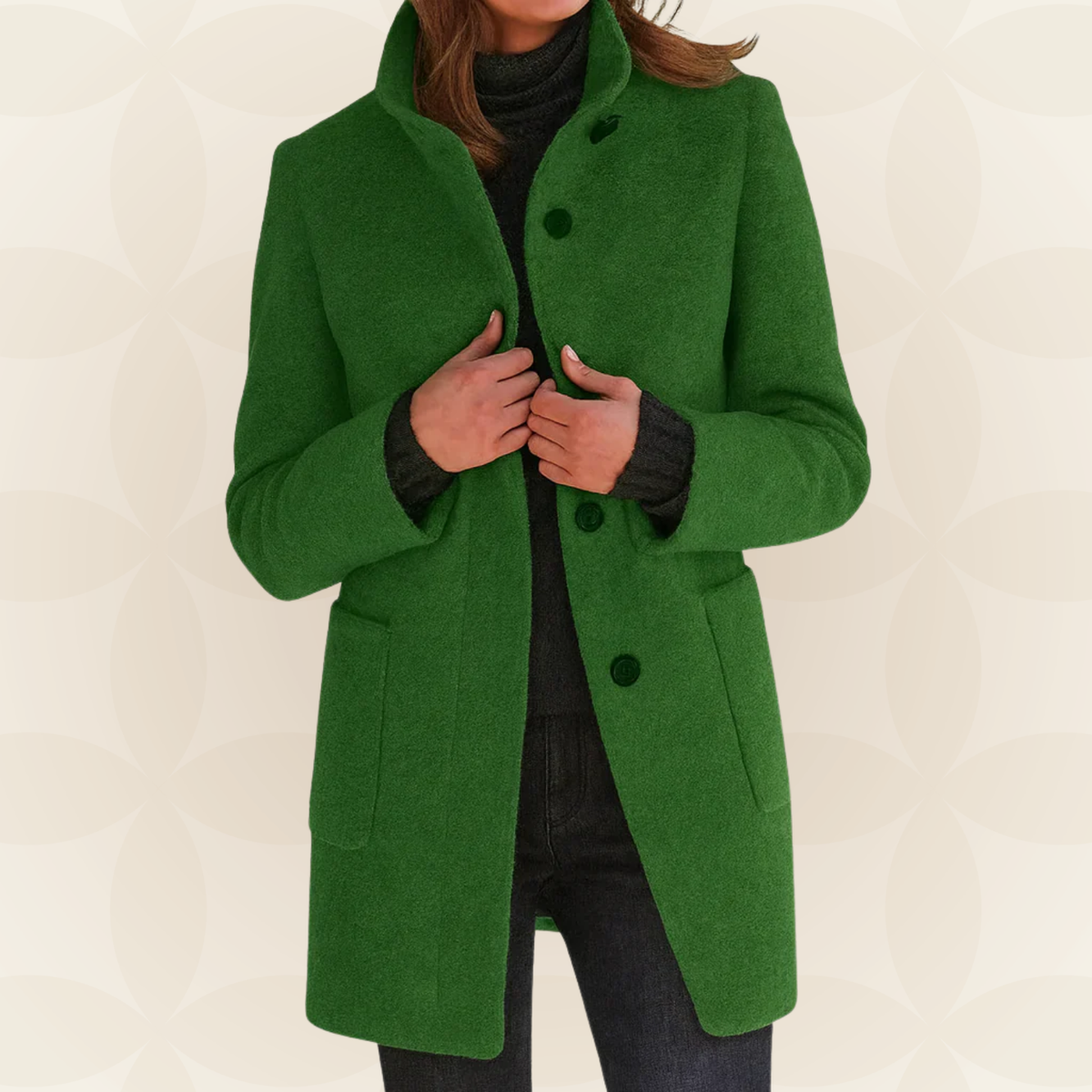Dorothée | Elegante damesjas met kraag