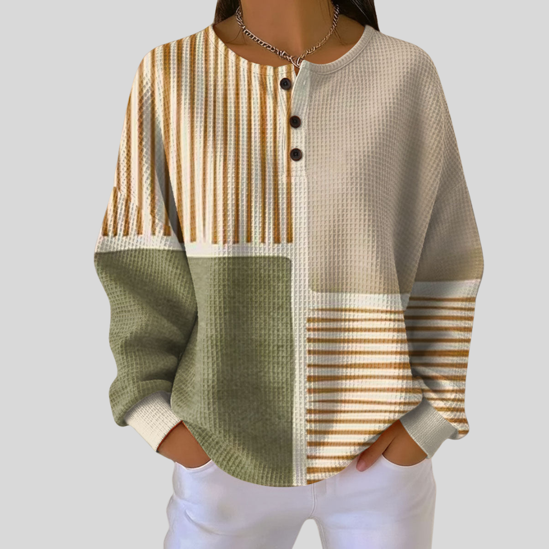 Damla | Gestreepte comfortabele Sweatshirts
