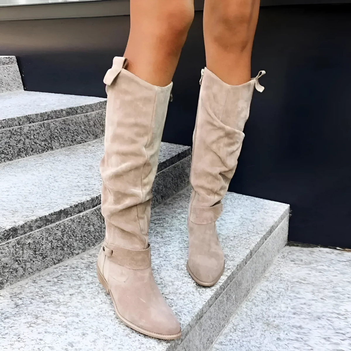 Flore | Comfortabele kniehoge laarzen