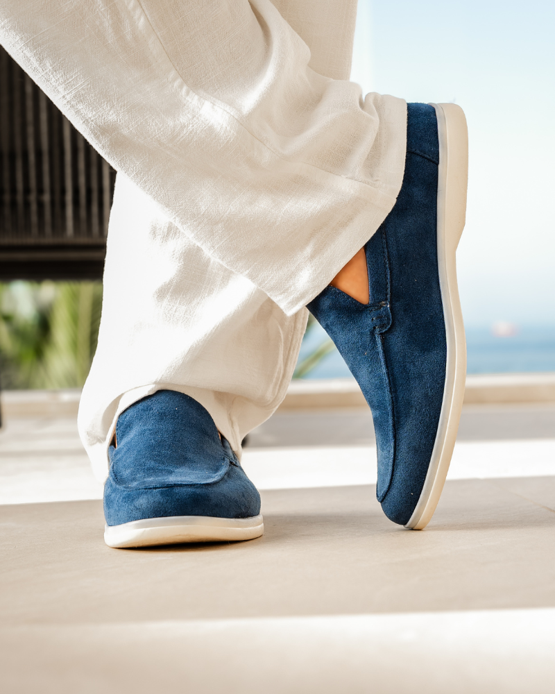 Tjalling | Suède Loafers Schoenen