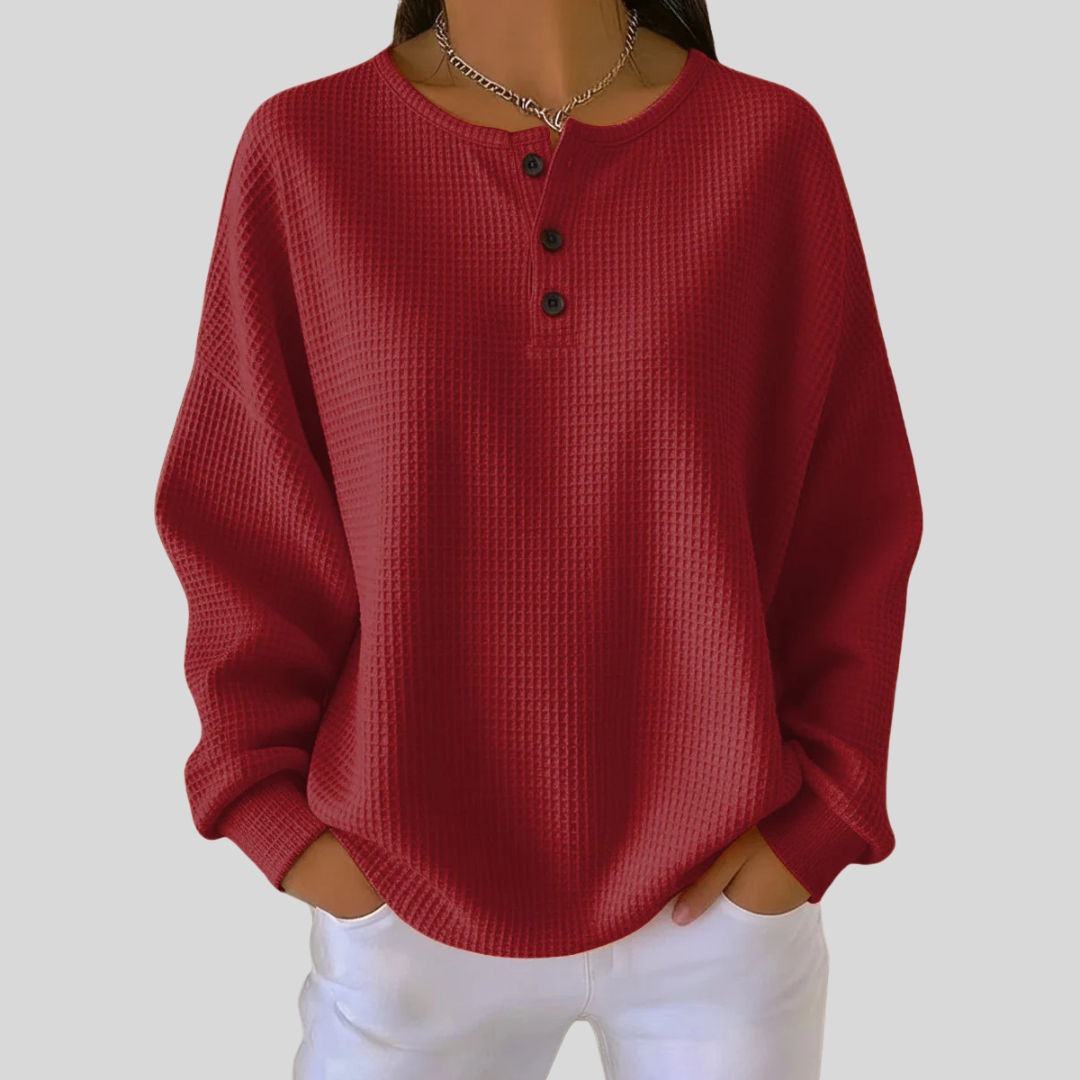 Ngoc | Casual Henley Sweatshirts