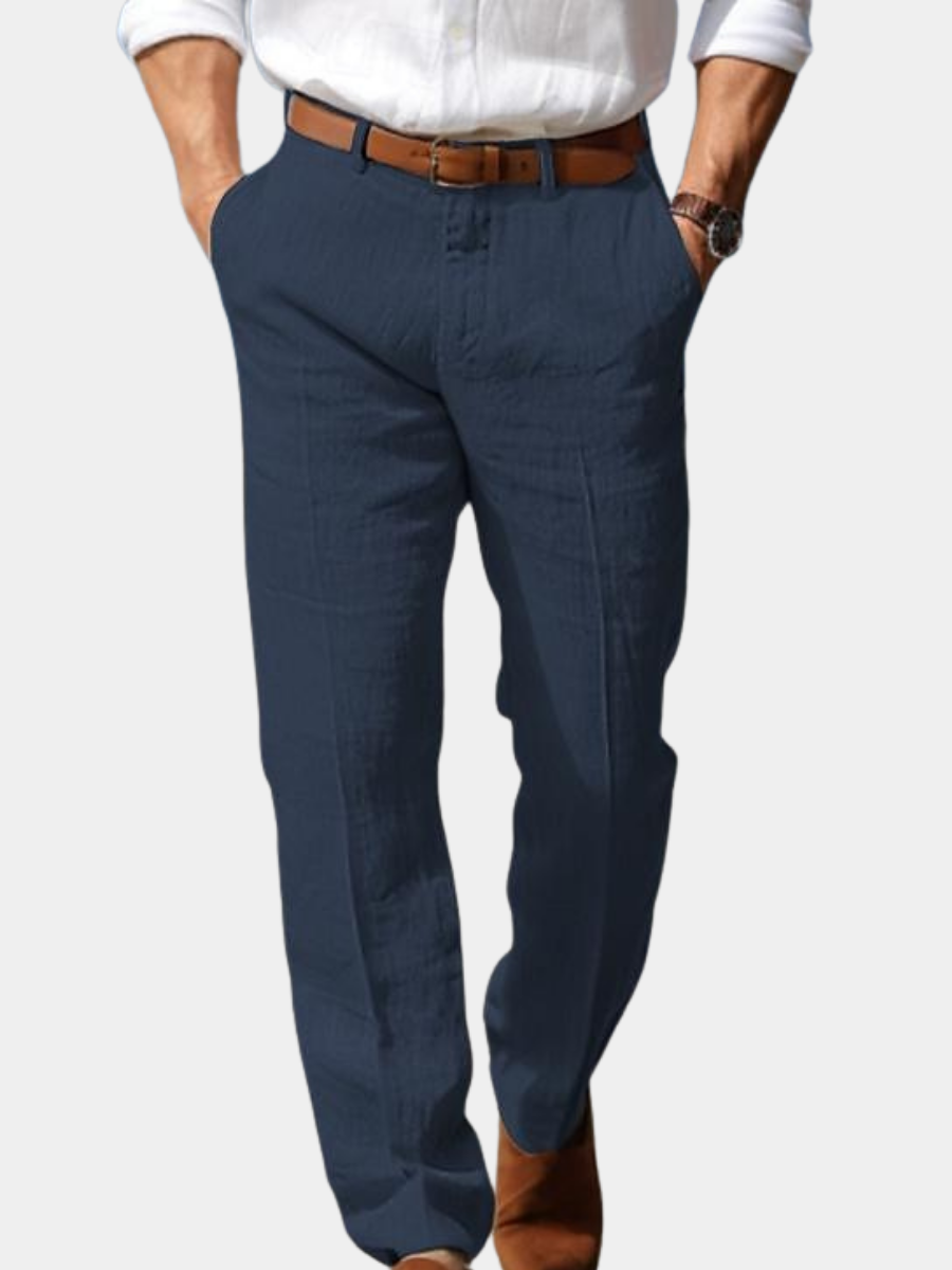 Julian | Luchtige linnen broek