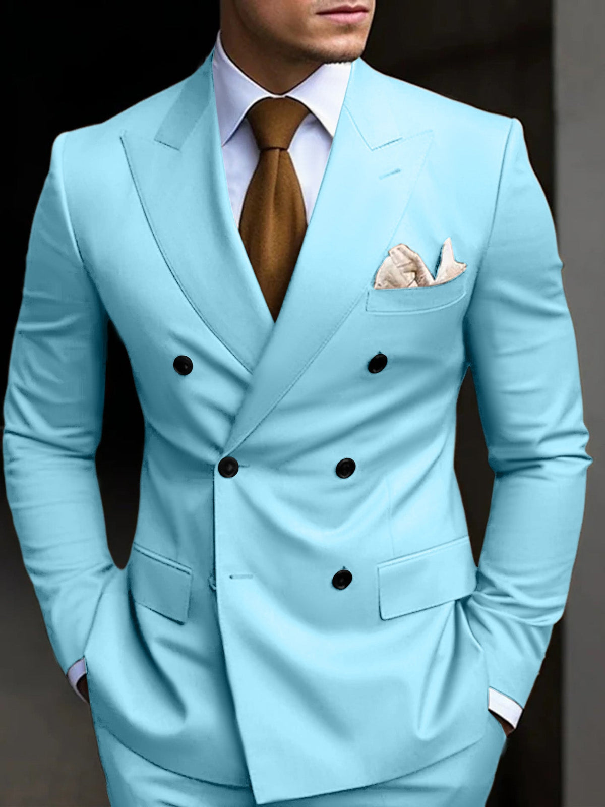 Rens | Elegant dubbelbreasted pak