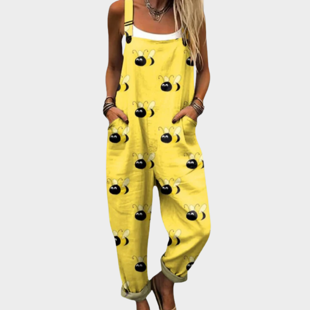 Comfortabele Gedrukte Overalls